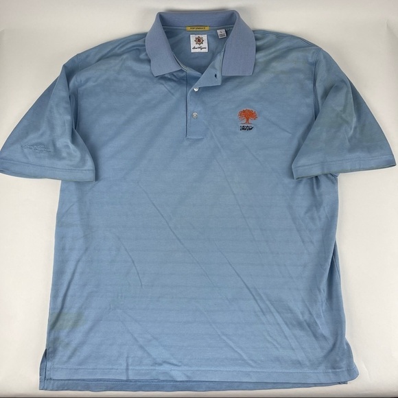 Ben Hogan Performance Polo Mens Large Blue Golf Short Sleeve - Picture 1 of 9
